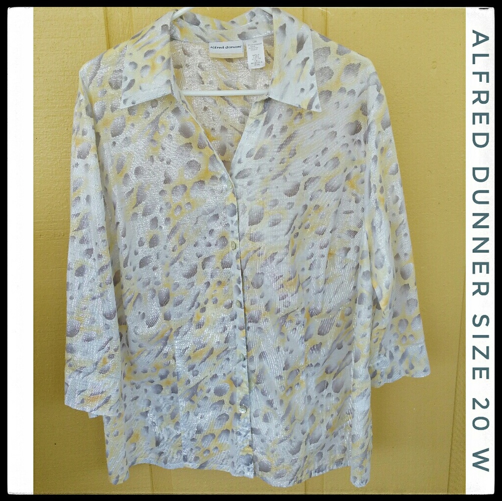 Shimmery Alfred Dunner Woman's Top